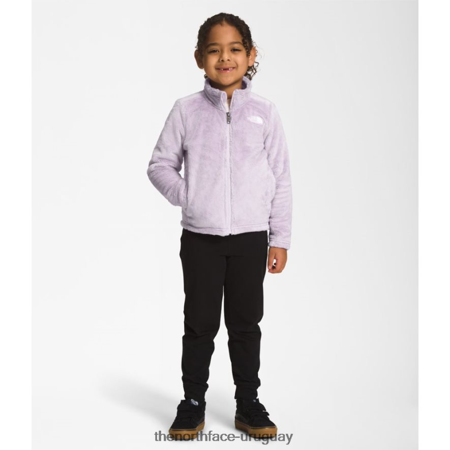 chaqueta osolita con cremallera completa para niños 2RRLTN5905 niebla de lavanda The North Face