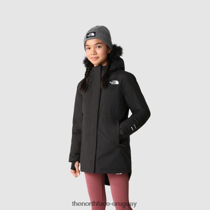 parka ártica para niñas 2RRLTN1814 negro The North Face